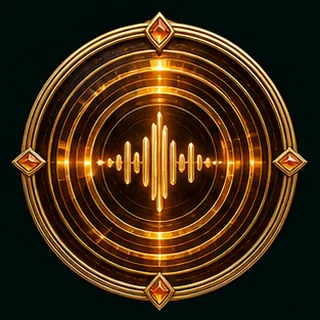 Original amber rhythm emblem for 7Riches Club Floyd