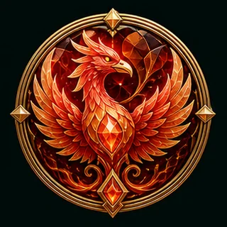 Original fire bird emblem for 7Riches Club Phoenix