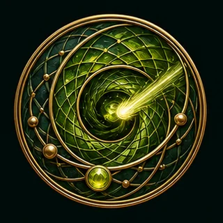Original celestial vortex emblem for 7Riches Club Syrax